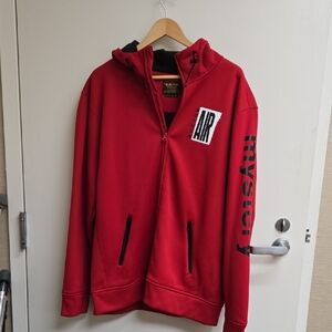 Burton Red Full-Zip Hoodie